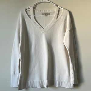 LOFT Shoulder Cutout Sweater